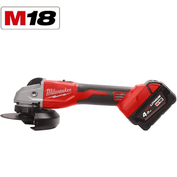 MILWAUKEE SMERIGLIATRICE ANGOLARE A BATTERIA M18 BLSAG125X-402X (V1/24)