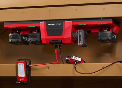 MILWAUKEE CARICABATTERIE MULTIPLO MAGNETICO M12-18 GBC4