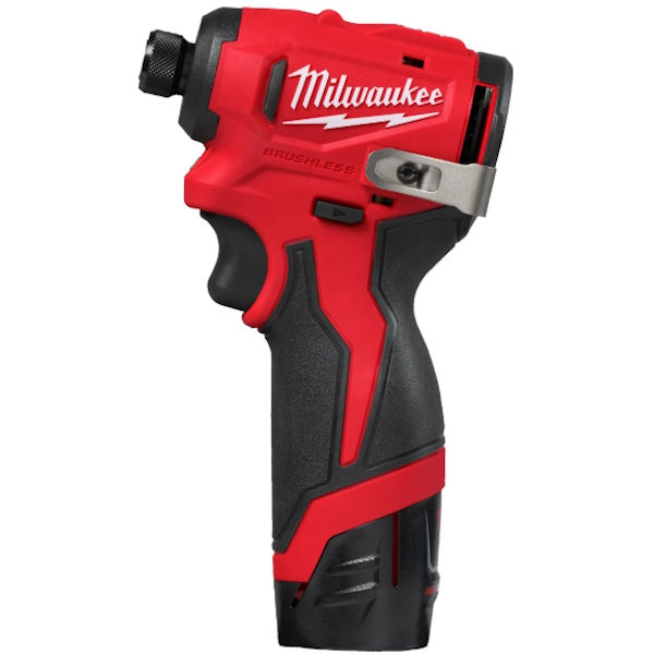 MILWAUKEE AVVITATORE IMPULSI DA 1/4" HEX A BATTERIA M12 BLIDRC-202C