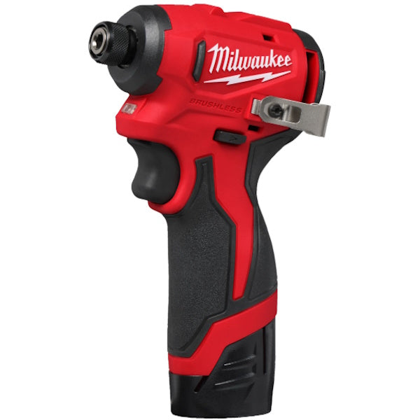 MILWAUKEE AVVITATORE IMPULSI DA 1/4" HEX A BATTERIA M12 BLIDRC-202C