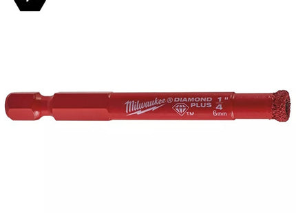 MILWAUKEE PUNTA DIAMANTATA DIAMOND PLUS A SECCO/UMIDO