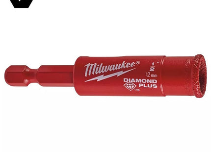 MILWAUKEE PUNTA DIAMANTATA DIAMOND PLUS A SECCO/UMIDO D.MM12X55