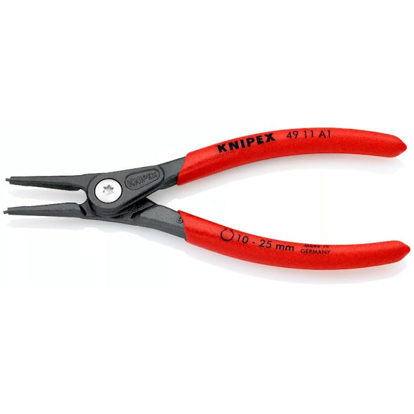 KNIPEX PINZA PER SEEGER ESTERNI BECCHI DIRITTI 4911A D.MM10- 25 MM140