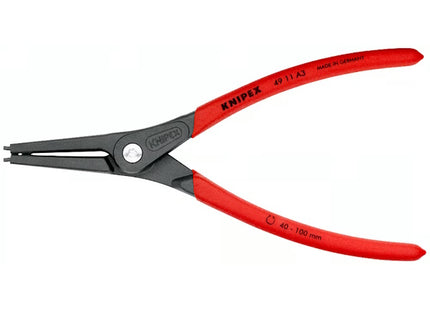 KNIPEX PINZA PER SEEGER ESTERNI BECCHI DIRITTI 4911A D.MM40-100 MM225