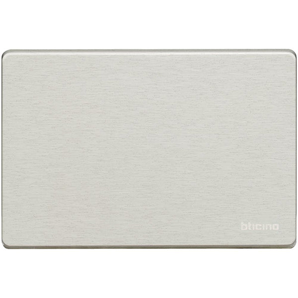 BTICINO MAGIC PLACCA 3 POSTI CIECA IN ALLUMINIO COLORE OXIDAL