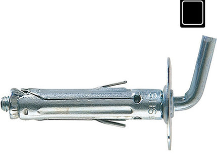 FISCHER  TASSELLI IN ACCIAIO CON GANCIO CORTO SBS 9/ 8 K BLISTER PZ4