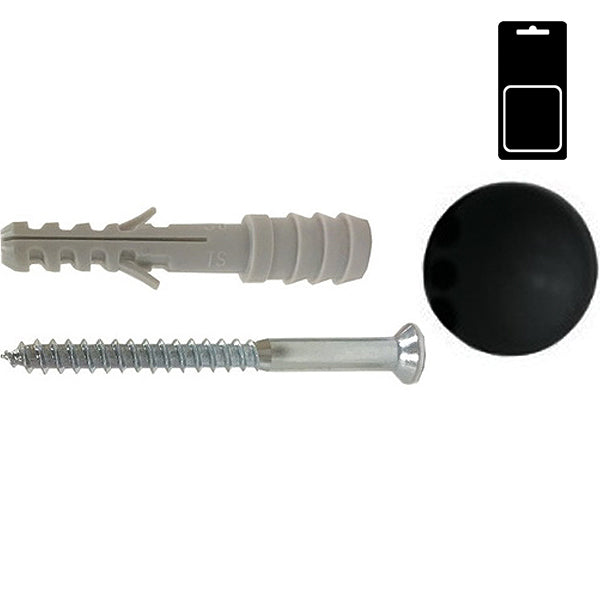 FISCHER PARACOLPI IN GOMMA SA1-NK COLORE NERO  PZ2