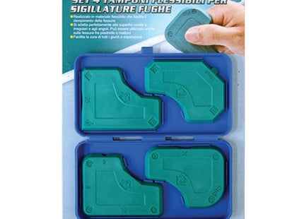 FERMEC SET 4 SPATOLE PER STENDERE SILICONE E SIGILLANTI