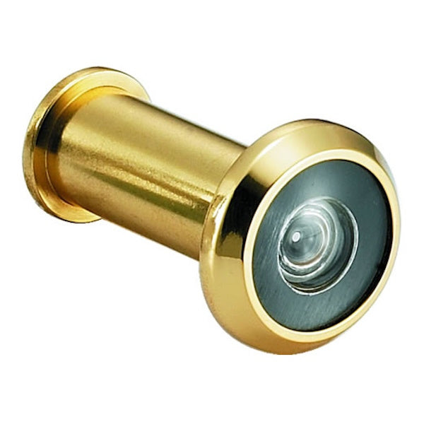 SPIONCINO PER PORTE TELESCOPICO D.MM12 REGOLABILE MM40-60 OTTONE LUCIDO