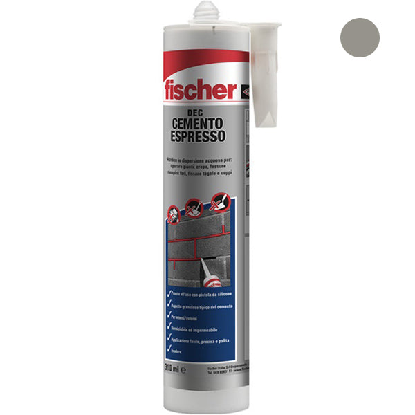 FISCHER CEMENTO ESPRESSO IN CARTUCCIA DEC ML310 GRIGIO SCURO