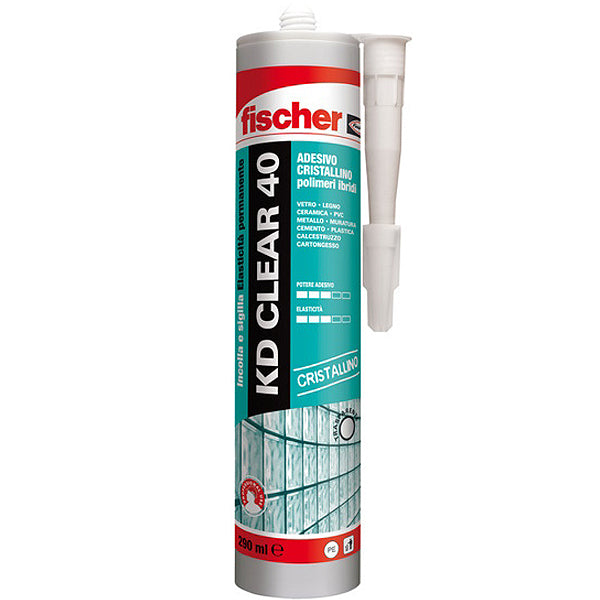 FISCHER ADESIVO SIGILLANTE KD CLEAR 40 CRISTALLINO ML290