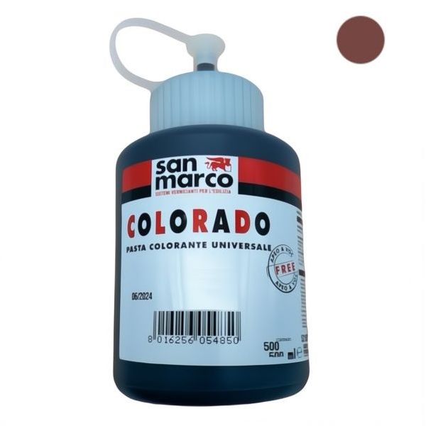 SAN MARCO COLORADO ROSSO OSSIDO LT0,5 PASTA COLORANTE