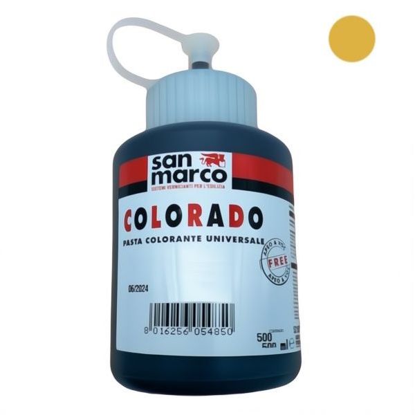 SAN MARCO COLORADO GIALLO LIMONE LT0,5 PASTA COLORANTE