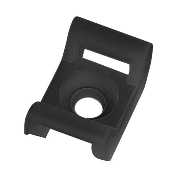 ELEMATIC SUPPORTO A SELLA NERO PER FASCETTE DI CABLAGGIO MAX MM5,0 PZ100