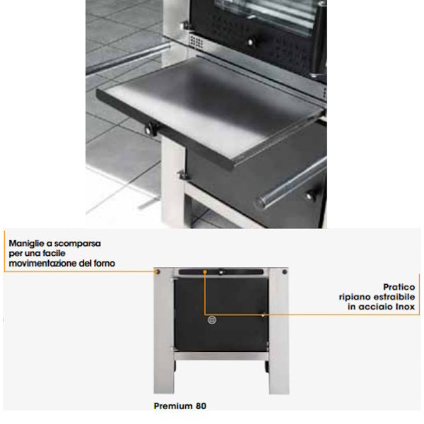 MCZ SUNDAY CARRELLO PER FORNO PREMIUM 80