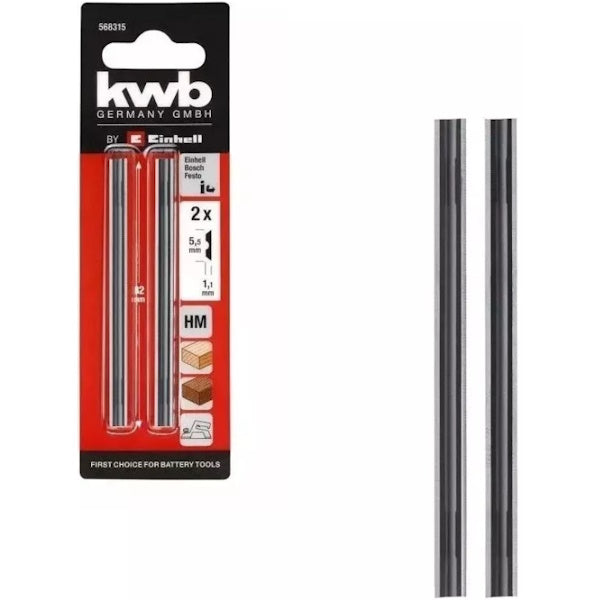 EINHELL SET 2 COLTELLI PER PIALLA LUNGHEZZA MM 82 TE-PL 750*