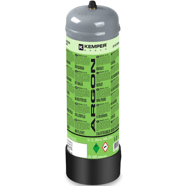 KEMPER BOMBOLA DI GAS ARGON MEDIA PRESSIONE LT2,2
