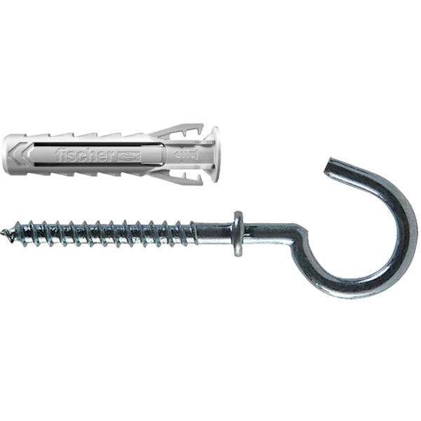 FISCHER TASSELLO SX PLUS 6 C/2 K IN NYLON CON OCCHIOLO BLISTER PZ8