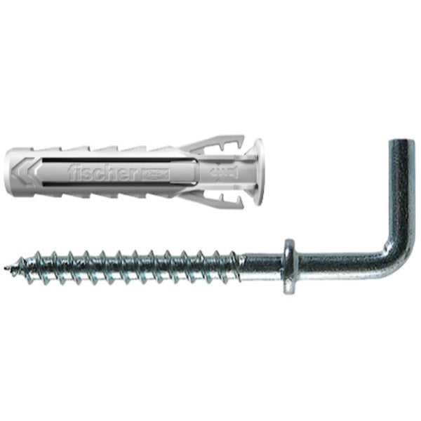 FISCHER TASSELLO SX PLUS 6 C/2 K IN NYLON CON GANCIO MEDIO BLISTER PZ10