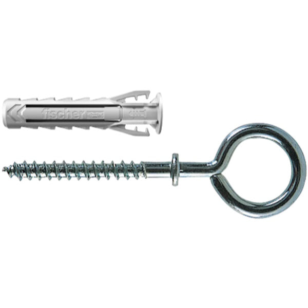 FISCHER TASSELLO SX PLUS 6 C/3 K IN NYLON OCCHIOLO CHIUSO BLISTER PZ8