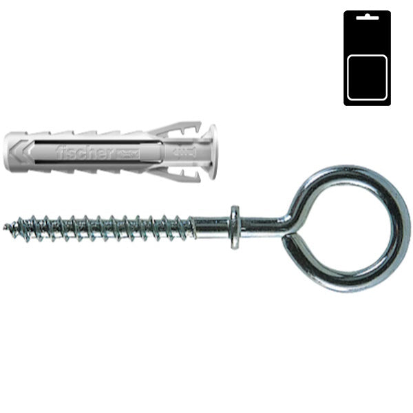 FISCHER TASSELLO SX PLUS 6 C/3 K IN NYLON OCCHIOLO CHIUSO BLISTER PZ8