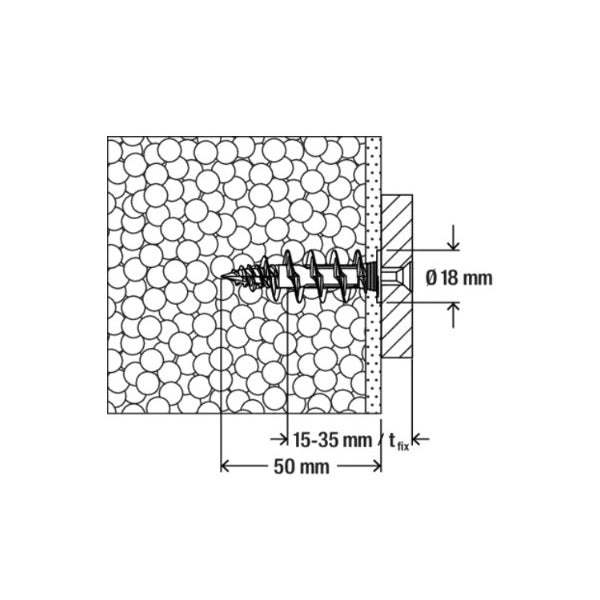 FISCHER TASSELLO FID II IN PLASTICA PER ISOLAMENTI TERMICI