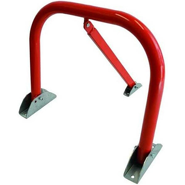 DISSUASORE DI SOSTA AUTO LUCCHETTABILE VERNICIATO ROSSO