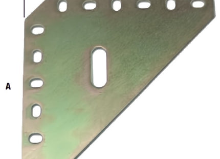MINUTEX RINFORZO TRIANGOLARE MULTIUSO MM100x100x1,5 IN ACCIAIO ZINCATO*