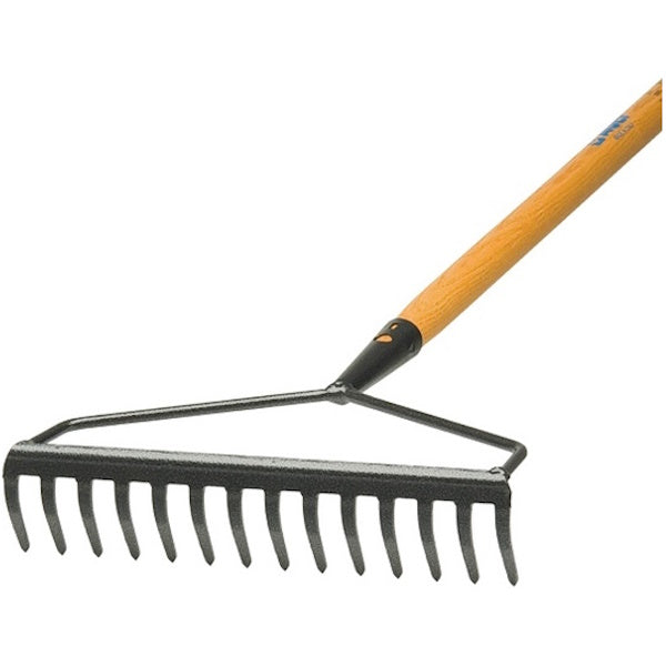 AGEF RASTRELLO AD ARCO 16 DENTI CON MANICO IN FRASSINO CM140 FSC 100%