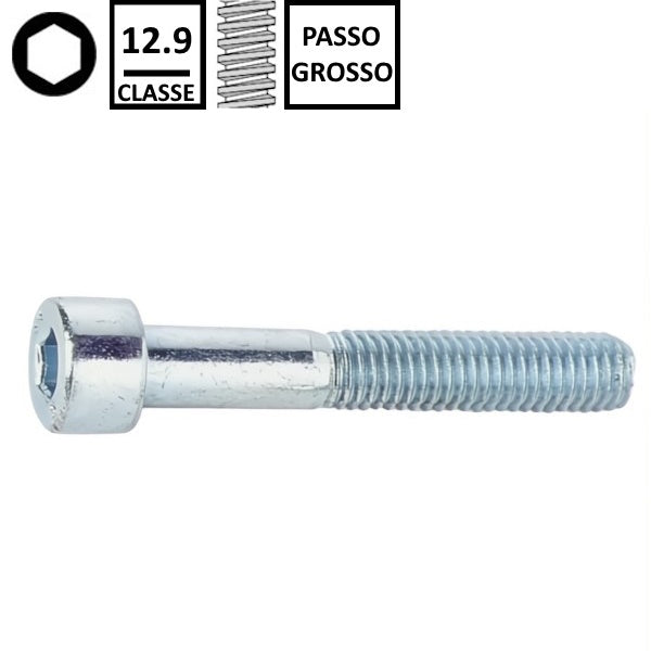 VITE TCEI CLASSE 12.9 ZINCATA BIANCA UNI 5931