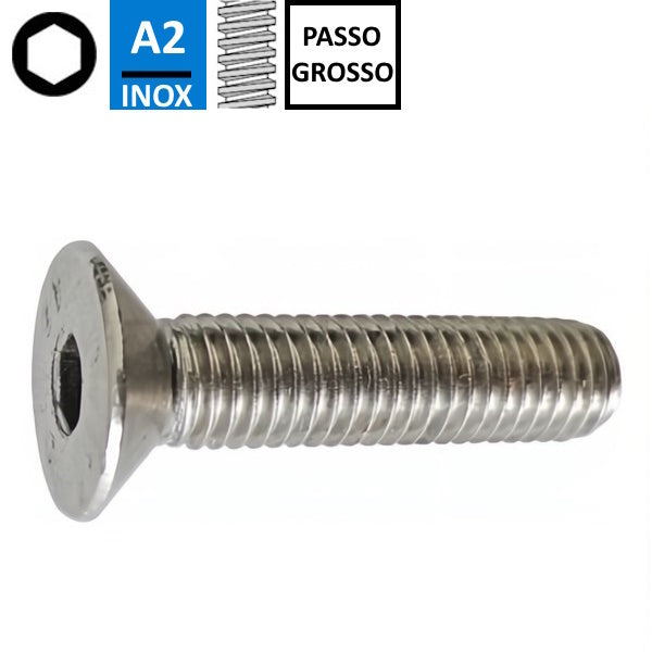 VITE TSPEI IN ACCIAIO INOX A2 UNI 5933