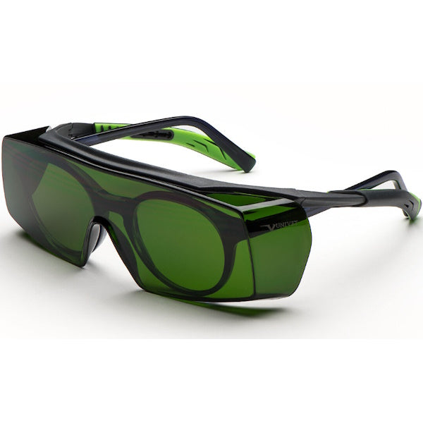 UNIVET OCCHIALE PROTETTIVO MOD. 5X7 LENTE VERDE DIN 3