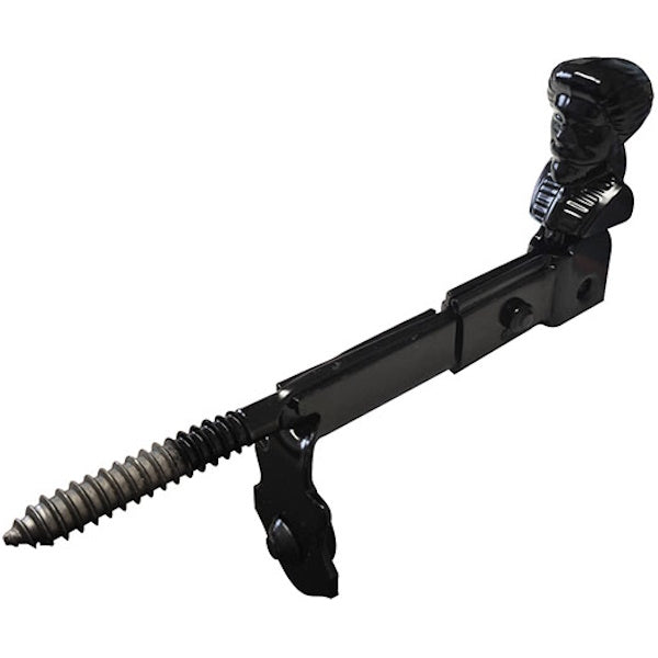 OM4 FERMAPERSIANA OMINO CON FERMO AD AVVITARE VERNICIATO NERO