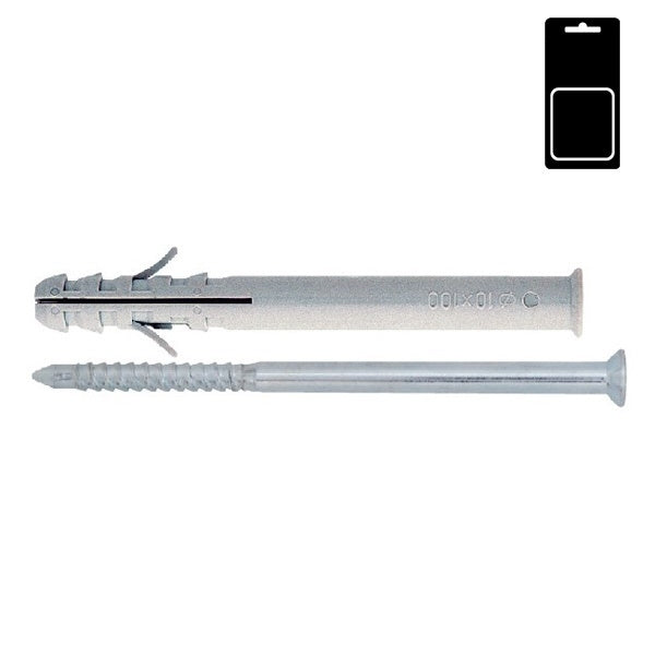 FRIULSIDER TASSELLO IN NYLON PROLUNGATO CON VITE MM.5X50 BLISTER PZ15