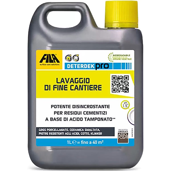 FILA DETERDEK DETERGENTE DISINCROSTANTE ACIDO LT5