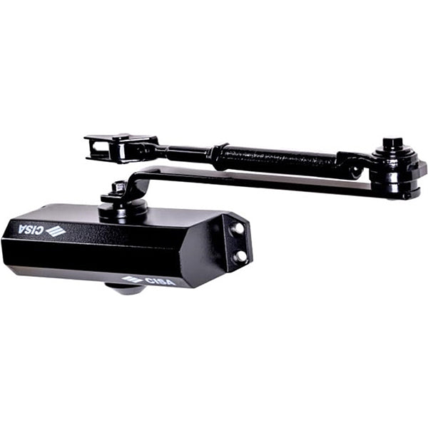 CISA CHIUDIPORTA AEREO CON BRACCIO CON FERMO COLORE NERO