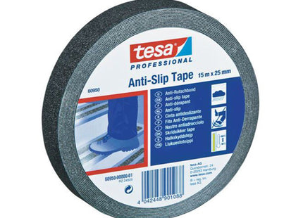 TESA NASTRO ADESIVO ANTISCIVOLO MM25X15MT COLORE NERO