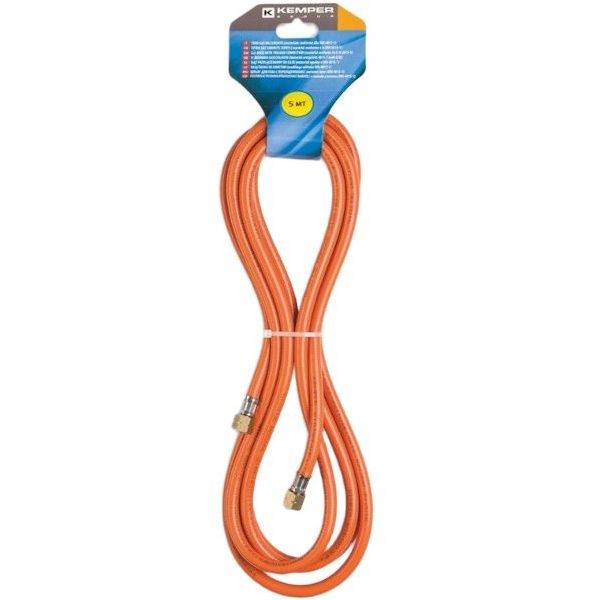 KEMPER TUBO RACCORDATO PER CANNELLI A LEVA FF 3/8" GAS MT. 5