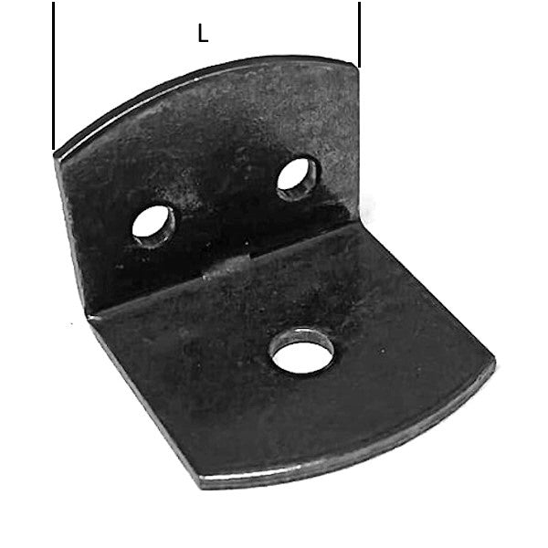 MINUTEX SQUADRETTE REGGIPIANI MM 30X25 ACCIAIO BRONZATO CONF.PZ4