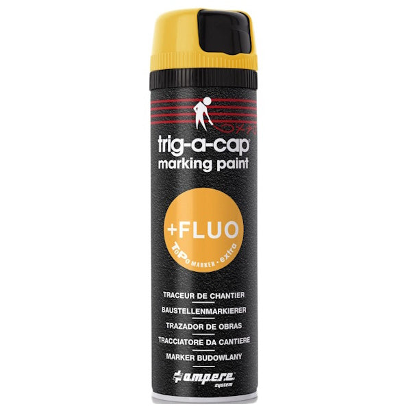 AMPERE TRACCIATORE DA CANTIERE TRIG-A-CAP EXTRA ML650 GIALLO FLUO