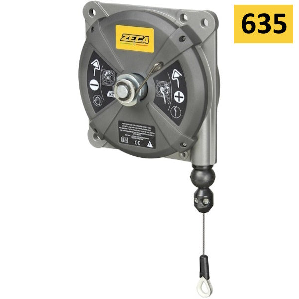 ZECA BILANCIATORE KG. 6,0- 8 CON FUNE INOX CORSA MM2500 CON ANTICADUTA