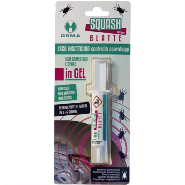 ORMA SQUASH BLATTE INSETTICIDA IN GEL ANTISCARAFAGGI IN SIRINGA GR10
