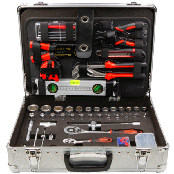 KRINO VALIGIA CON ASSORTIMENTO BUSSOLE E UTENSILI MANUALI DA PZ127