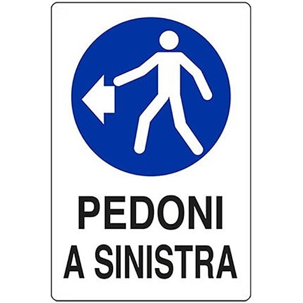 3G ITALIA CARTELLO CANTIERE IN POLIONDA PEDONI A SX MM400X600 F.18