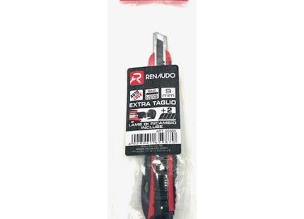 RENAUDO CUTTER AUTOBLOCCANTE DA MM 9 CON LAMA NERA SK2 + 2 LAME
