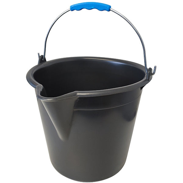 MOBIL PLASTIC SECCHIO GRADUATO INDUSTRIALE GRIGIO LT12