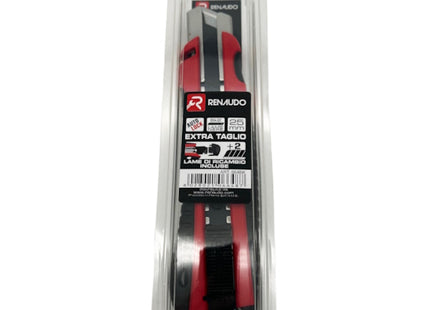 RENAUDO CUTTER AUTOBLOCCANTE DA MM25 CON LAMA NERA SK2 + 2 LAME
