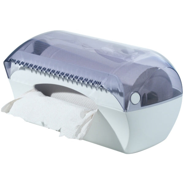 MARPLAST DISPENSER DISTRIBUTORE CARTA ASCIUGAMANI IN ROTOLO O FOGLI A V