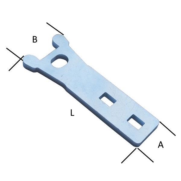 MINUTEX PORTALUCCHETTO CORAZZATO PIANO ACCIAIO ZINCATO BIANCO