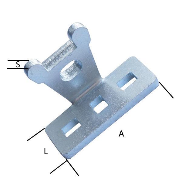 MINUTEX PORTALUCCHETTO CORAZZATO VERTICALE TIGER ACCIAIO ZINCATO BIANCO